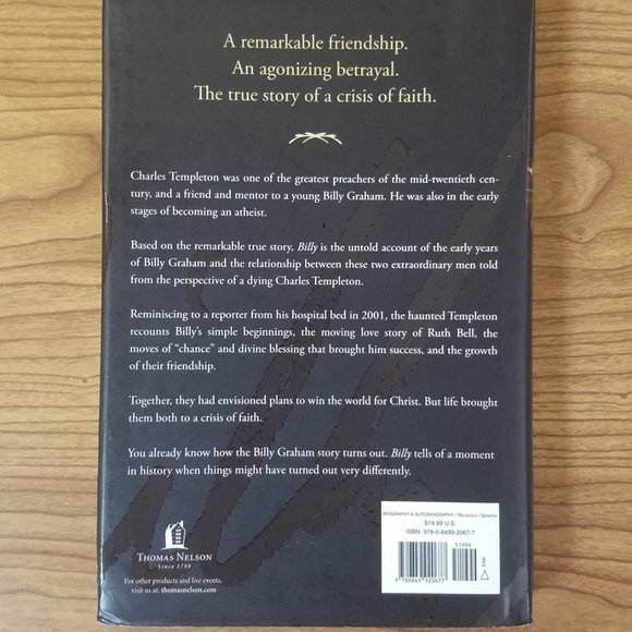 Billy: The Untold Life of Billy Graham Book - Picture 2 of 4